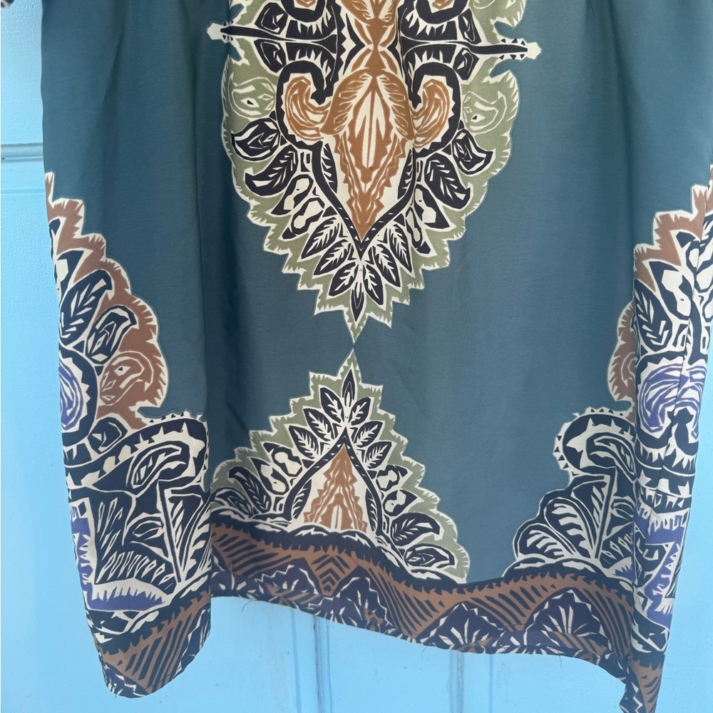 Glam Multicolor Patterned Dress size Medium - Picture 3 of 8